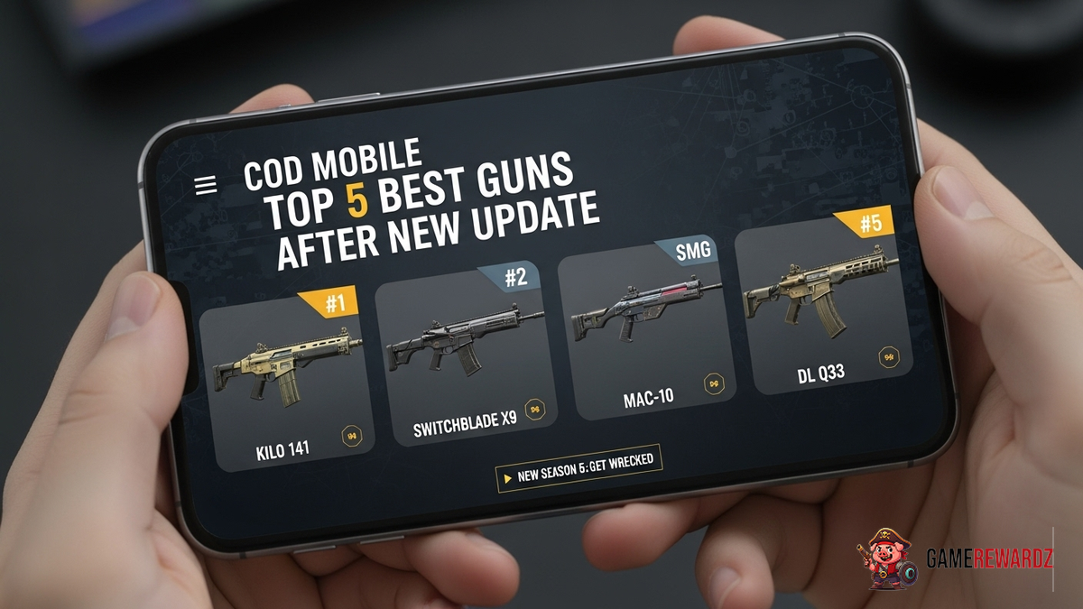 COD Mobile Top 5 Best Guns After New Update